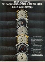 1971 Timex Electric Ad